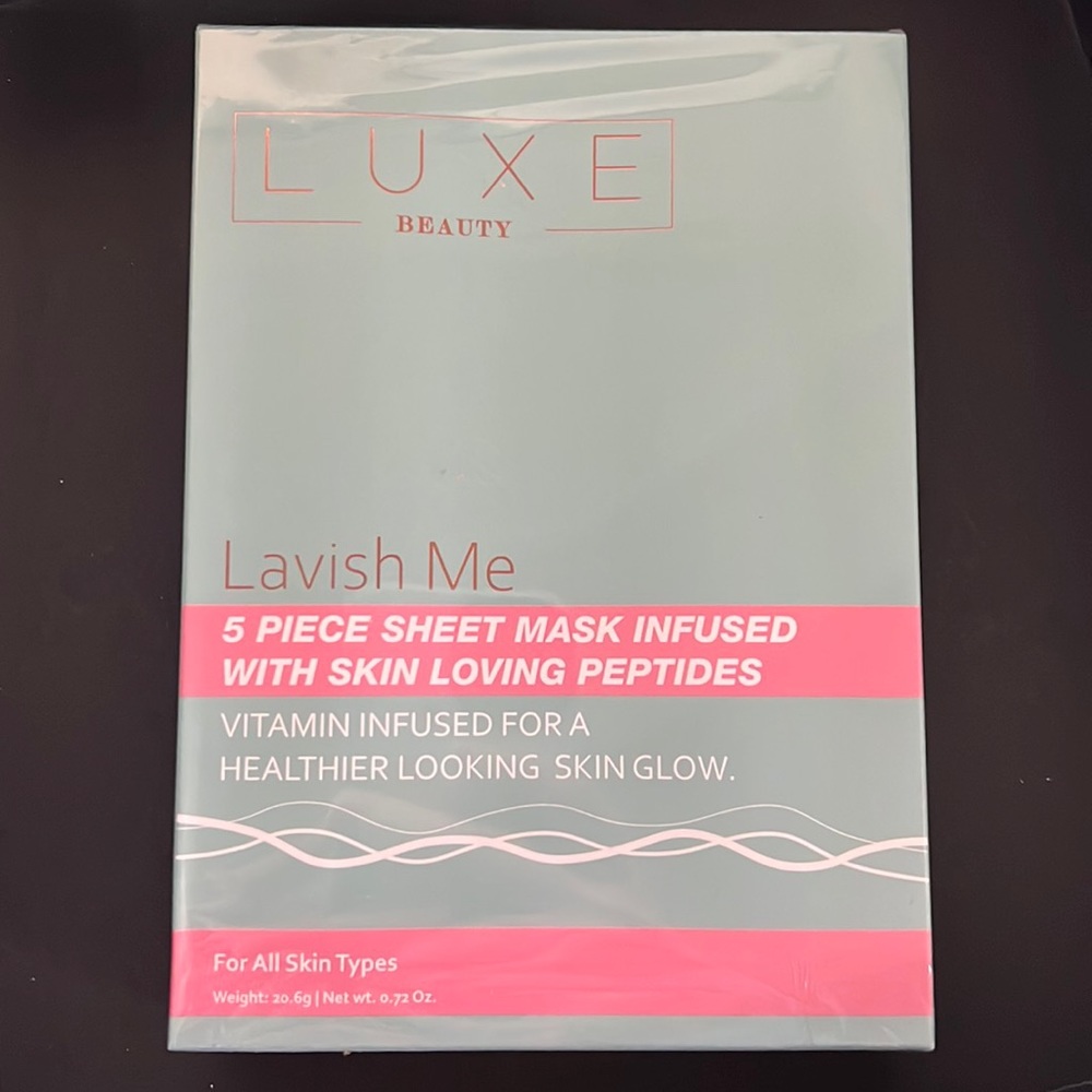 New Luxe Beauty Lavish Me 5-piece Face Mask Se…